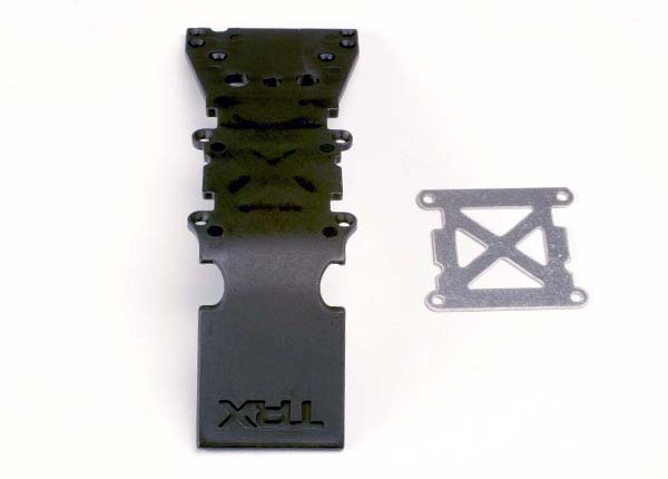 Black Front Skid Plate with Reinforcement