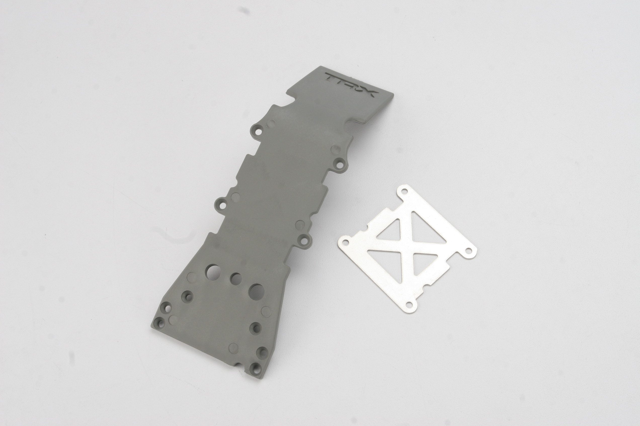 Gray Front Skid Plate with Reinforcement