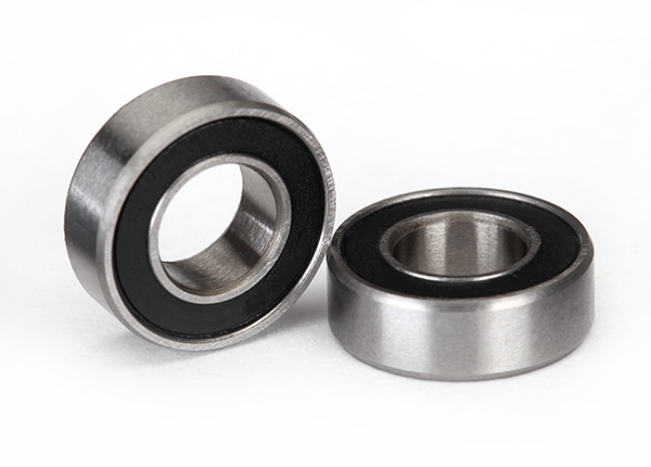 Black-Seal Ball Bearings 6x12x4 mm (2)