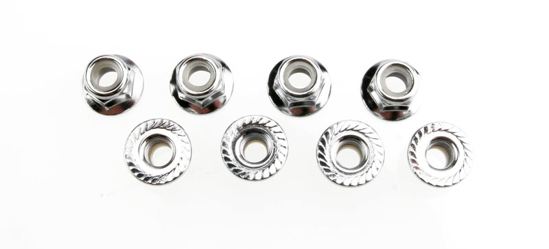 5 mm Flanged Nylon Lock Nuts (8) 5 mm Flanged Nylon Lock Nuts (8)