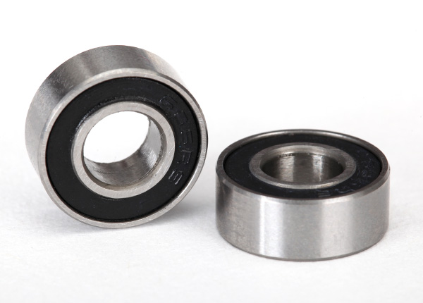 Black-Seal Ball Bearings 6x15x5 mm (2) Black-Seal Ball Bearings 6x15x5 mm (2)