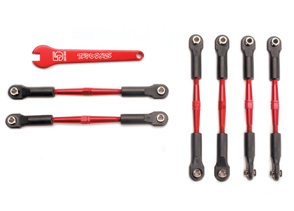 58 mm Red Aluminum Turnbuckle Set