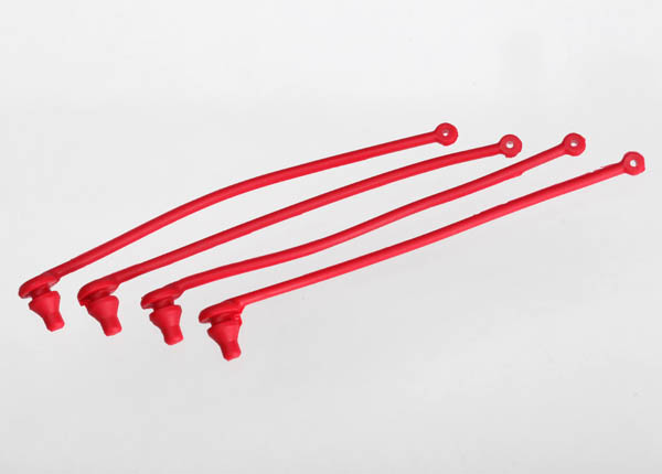 Red Body Clip Retainers (4)