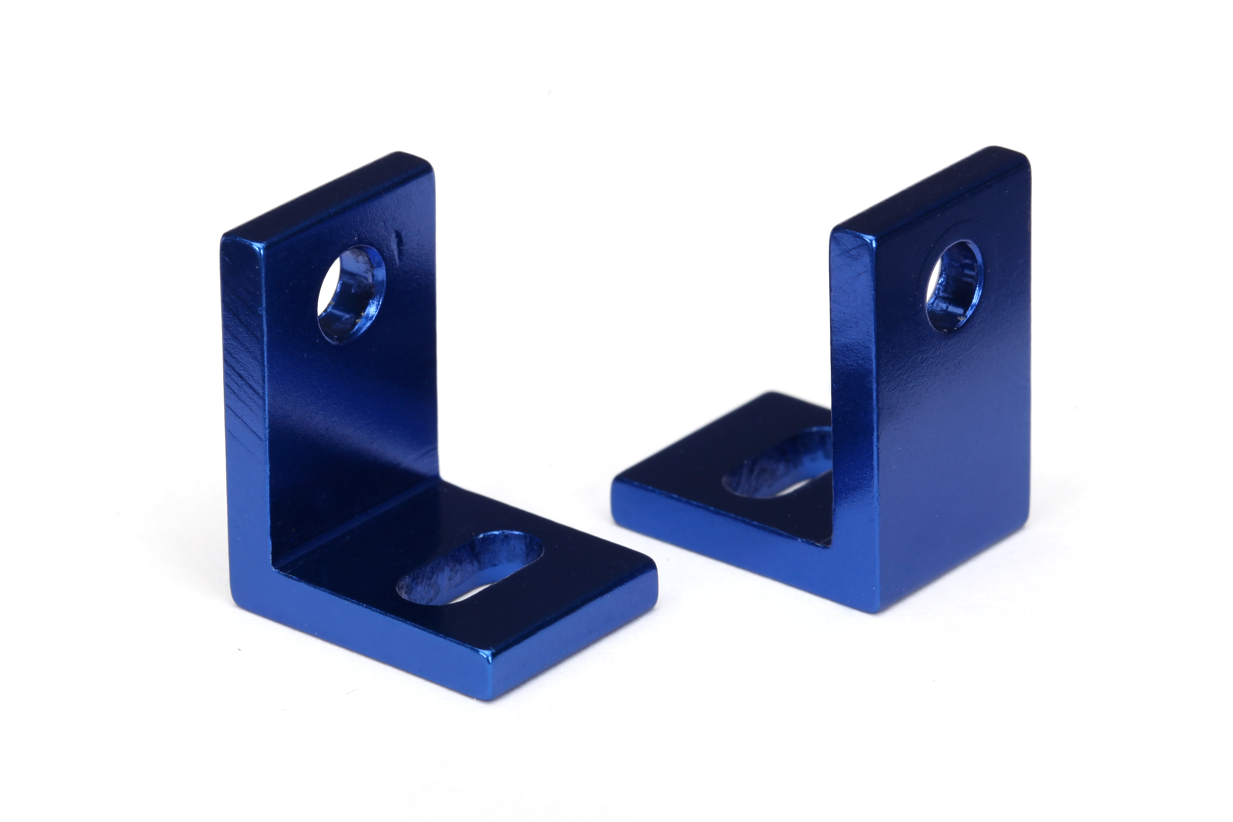 Blue Aluminum Drive Strut Mounts (2) Blue Aluminum Drive Strut Mounts (2)