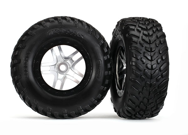 Satin Chrome & Black Wheels & S1Off-Road Tires (2)