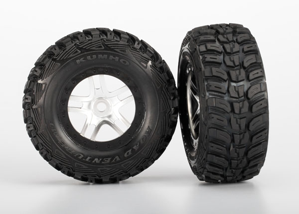 Satin Chrome & Black Wheels & S1 Kumho Tires (2)
