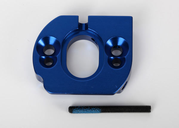 Blue Aluminum Motor Adapter with Adjustment Screw Blue Aluminum Motor Adapter with Adjustment Screw