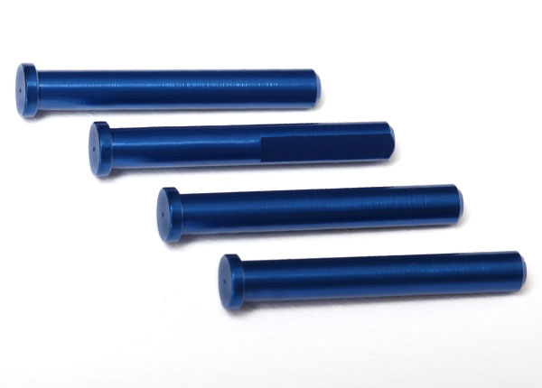 Blue 7075-T6 Aluminum Main Shafts (4)