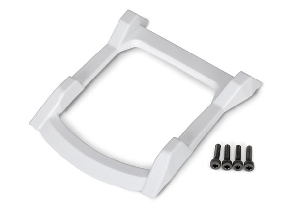 Rustler 4X4 White Roof Skid Plate with Screws