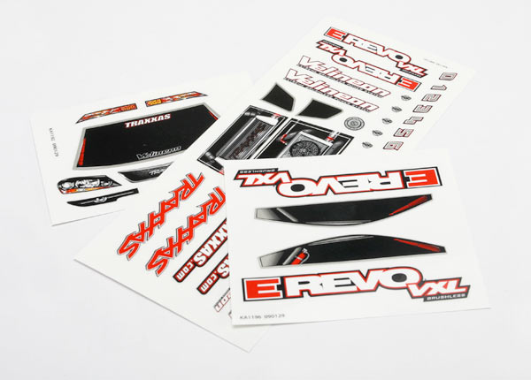 1/16 Revo VXL Decal Sheets