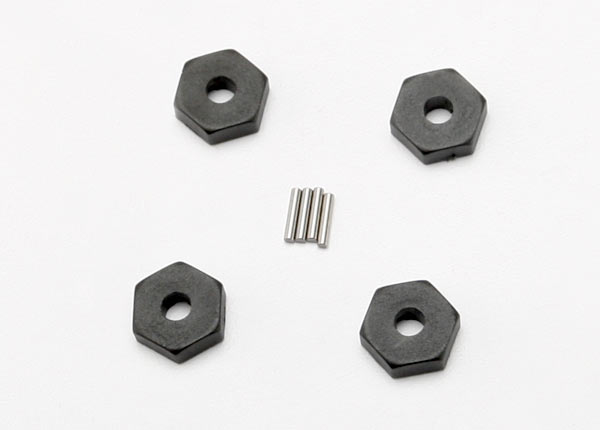 12 mm Hex Wheel Hubs with Pins (4)