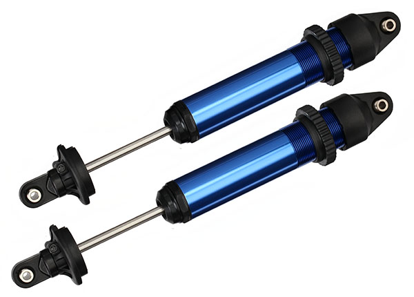 Blue Aluminum Long GTX Shocks (2) Blue Aluminum Long GTX Shocks (2)