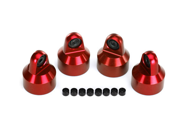 Red Aluminum GTX Shock Caps (4)