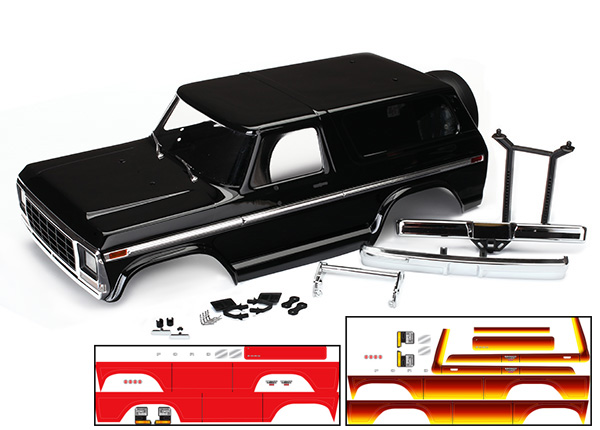 1979 TRX-4 Ford Bronco Black Body