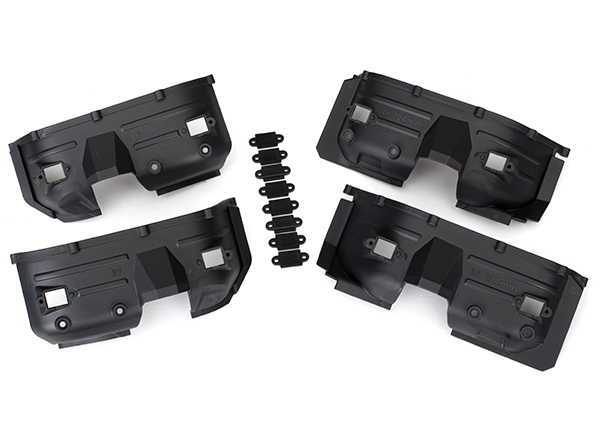 Front and Rear Inner Fenders with Rock Light Covers