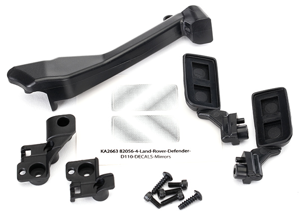 Side Mirrors (2) with Snorkel and Hardware