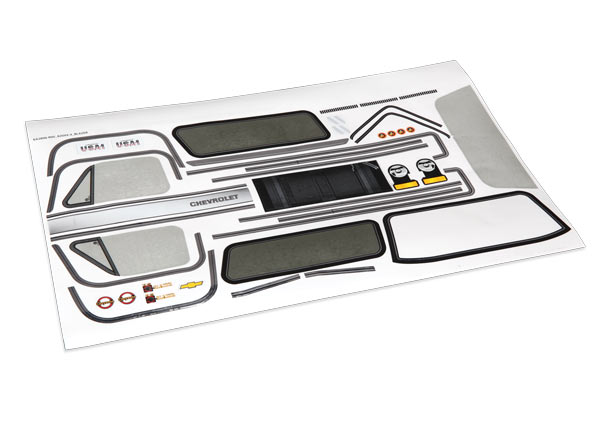 TRX-4 1979 Chevrolet Decal Sheet