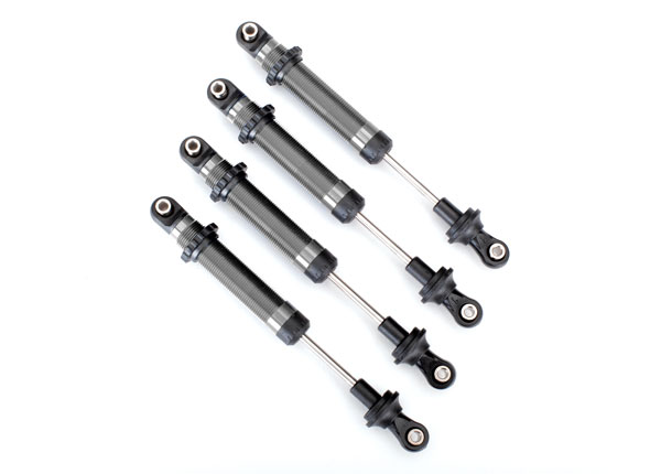 Long Silver Aluminum GTS Shocks (4) Long Silver Aluminum GTS Shocks (4)