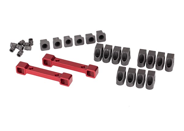 Red Aluminum Suspension Arm Mounts & Hardware Red Aluminum Suspension Arm Mounts & Hardware
