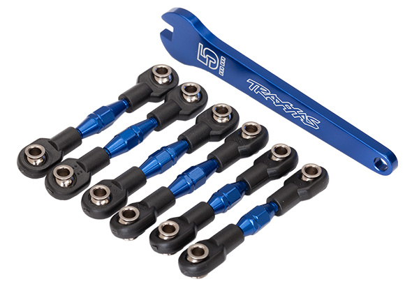 Blue Aluminum Turnbuckle Set Blue Aluminum Turnbuckle Set