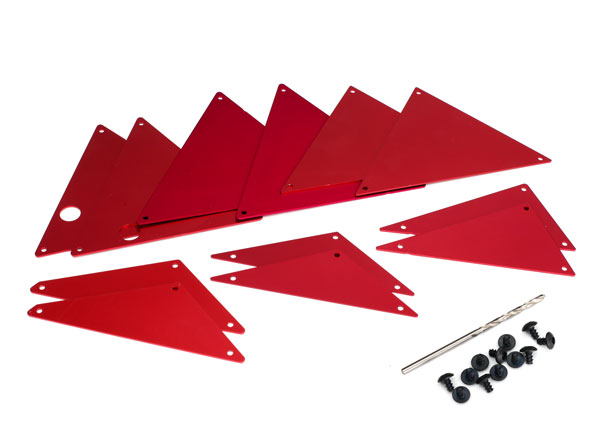 Red Aluminum Tube Chassis Inner Panel Set