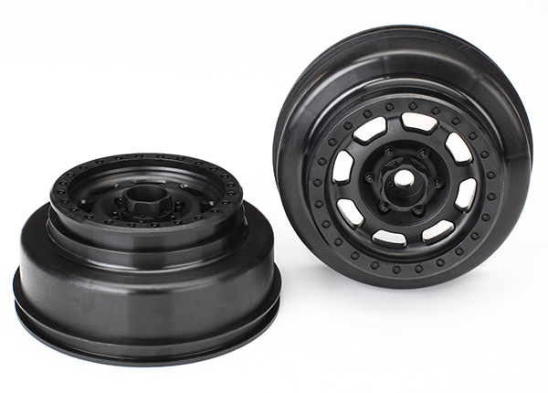 Desert Racer Black Beadlock-Style Wheels (2)