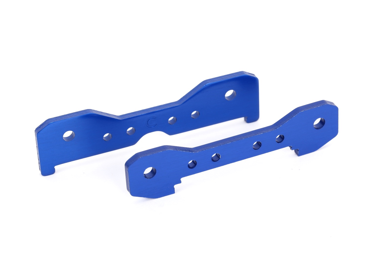 Blue 6061-T6 Aluminum Rear Tie Bars (2) Blue 6061-T6 Aluminum Rear Tie Bars (2)
