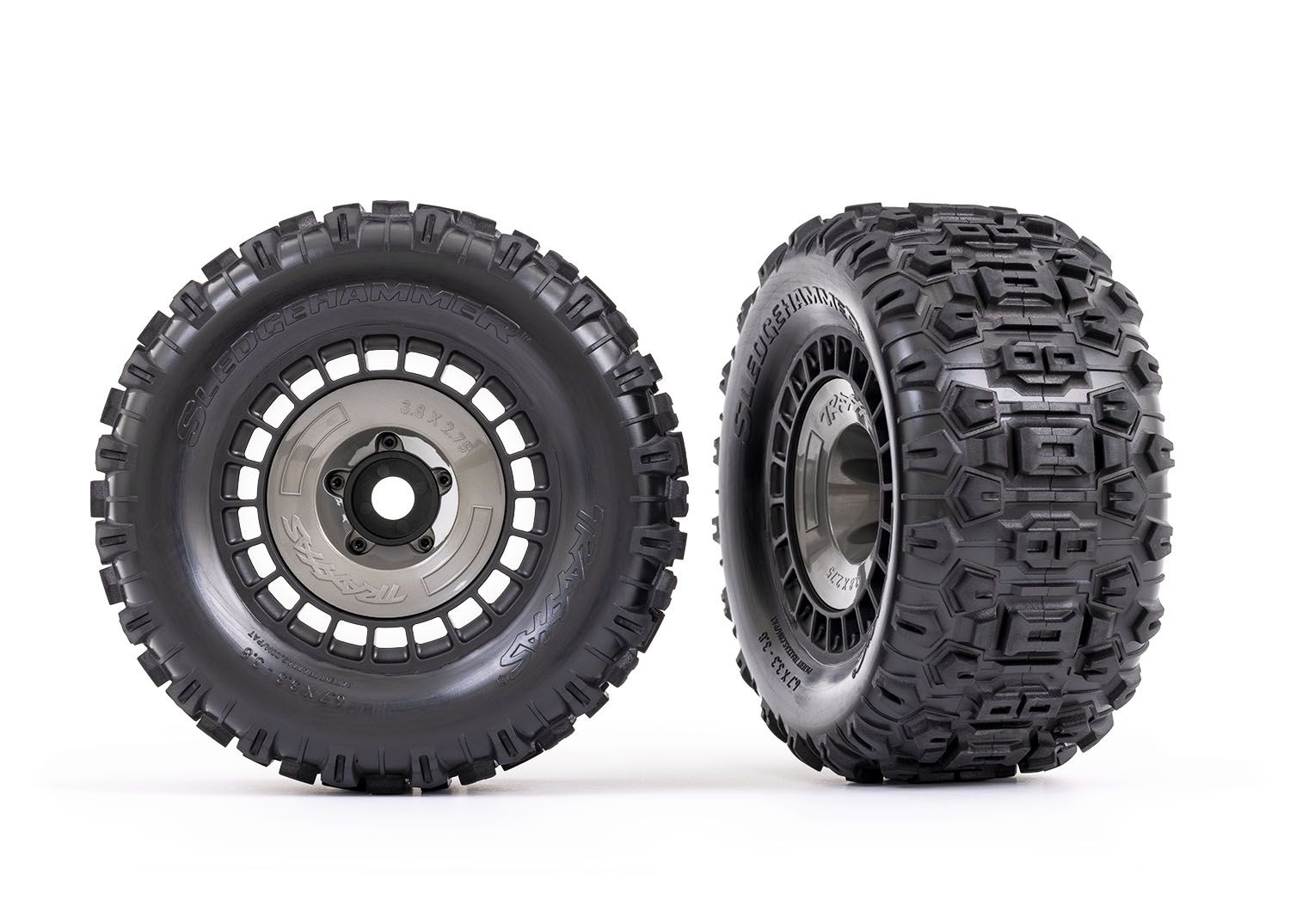 9572 Black wheel with gray cover