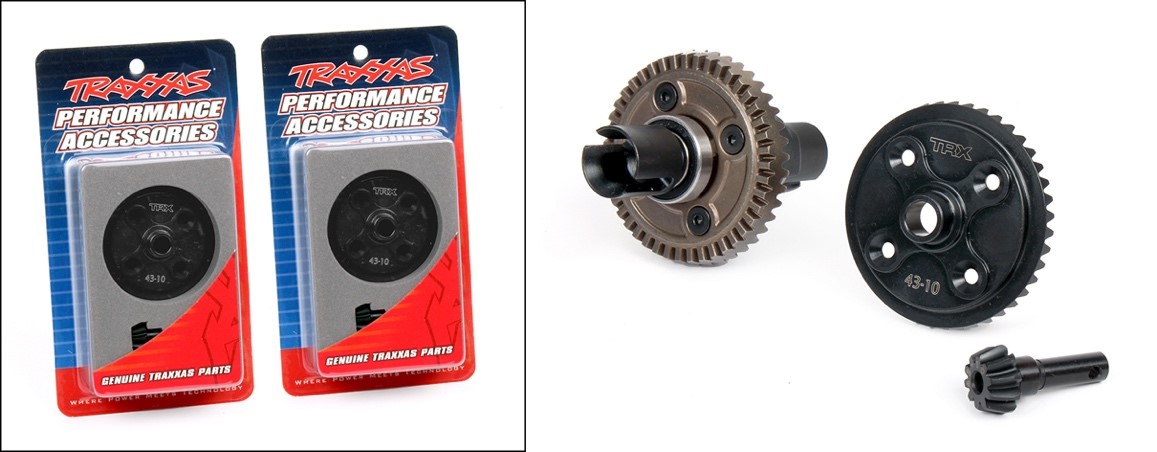 Machined differential gears