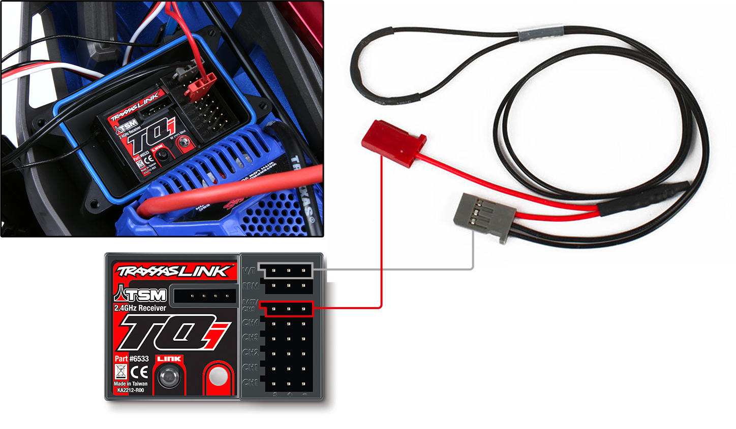 Plugging in the sensors