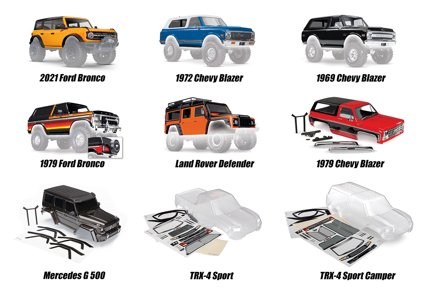 TRX-4 Bodies