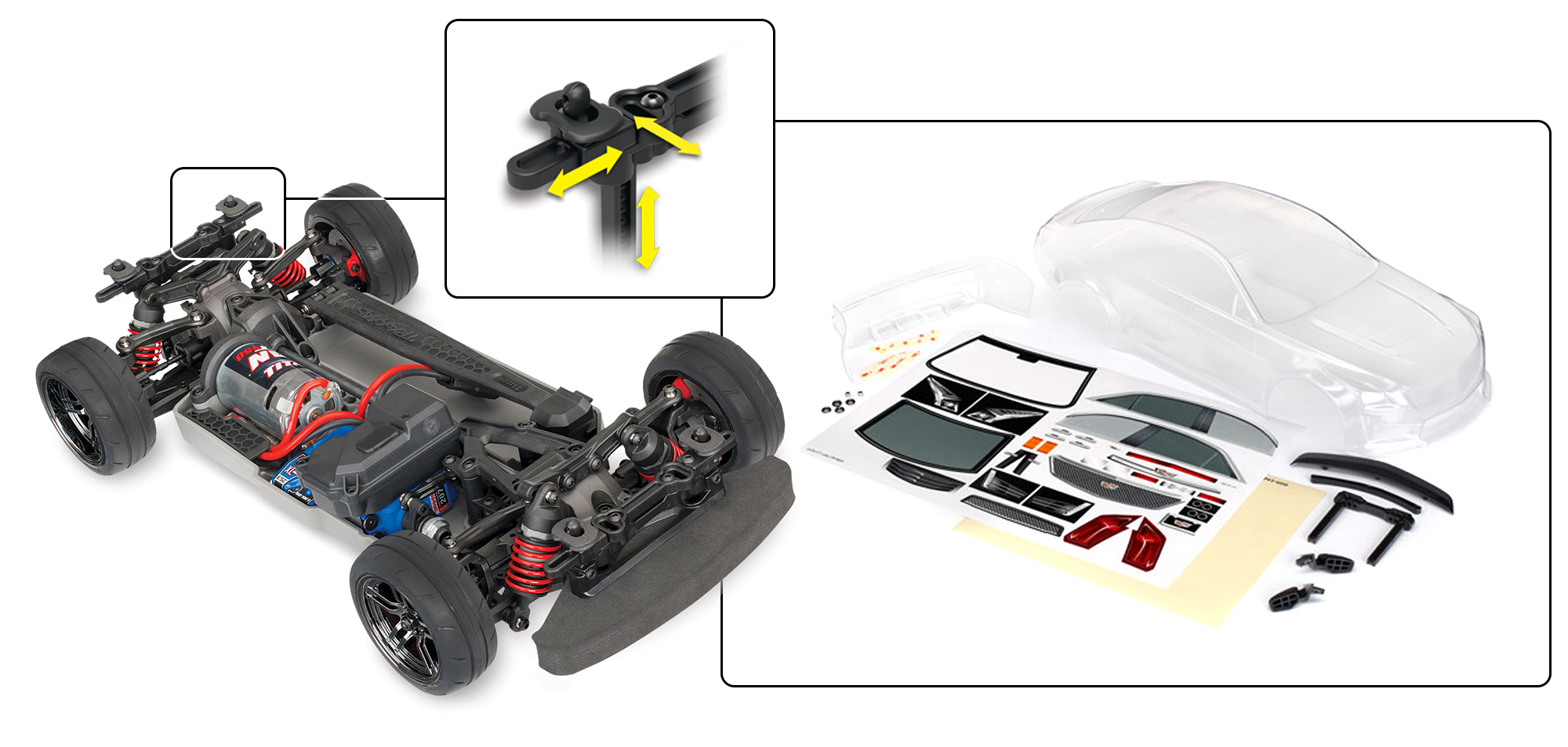 Adjustable body mounts