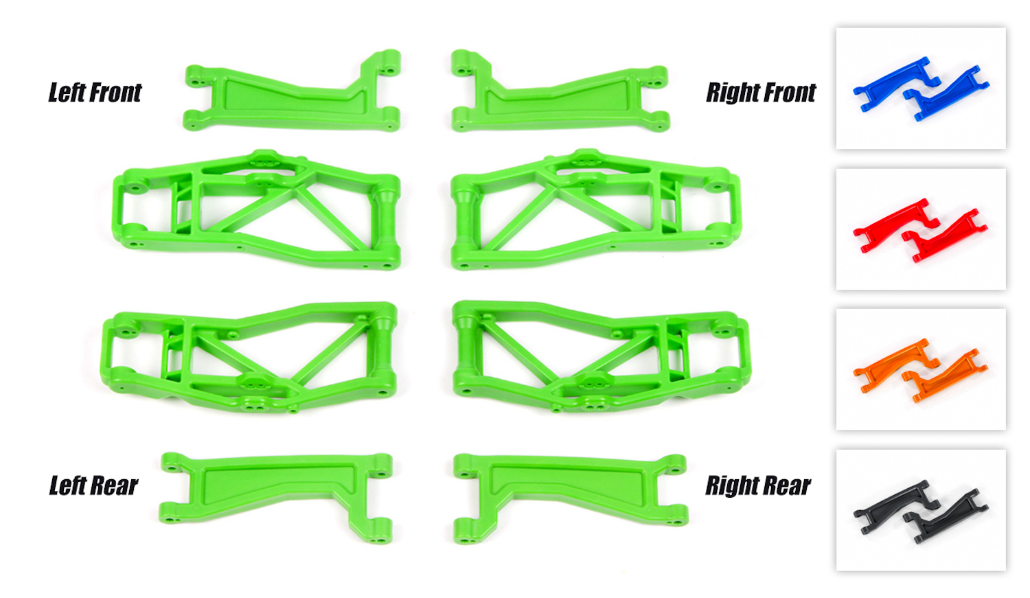 Suspension arm orientation