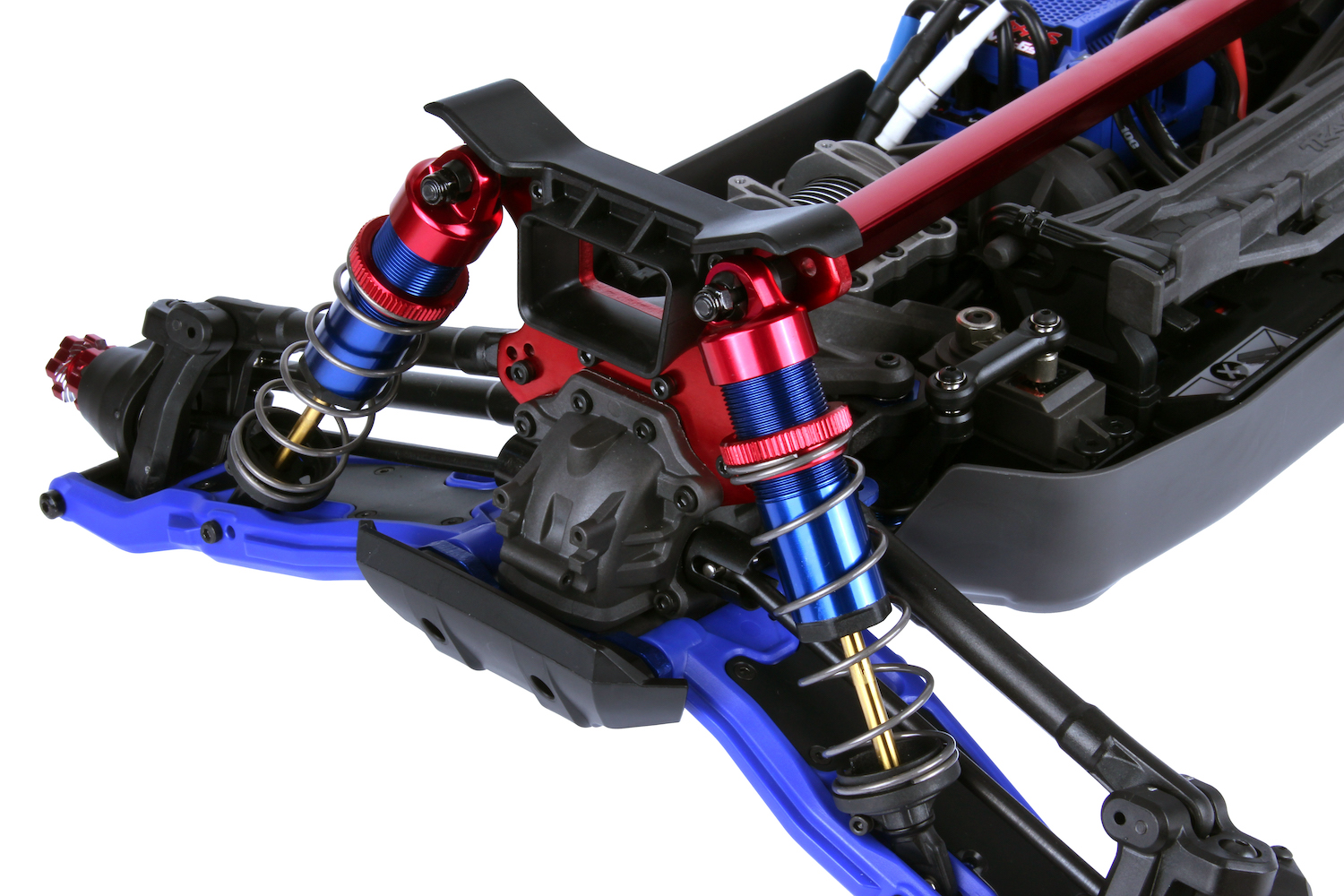 Red and blue aluminum