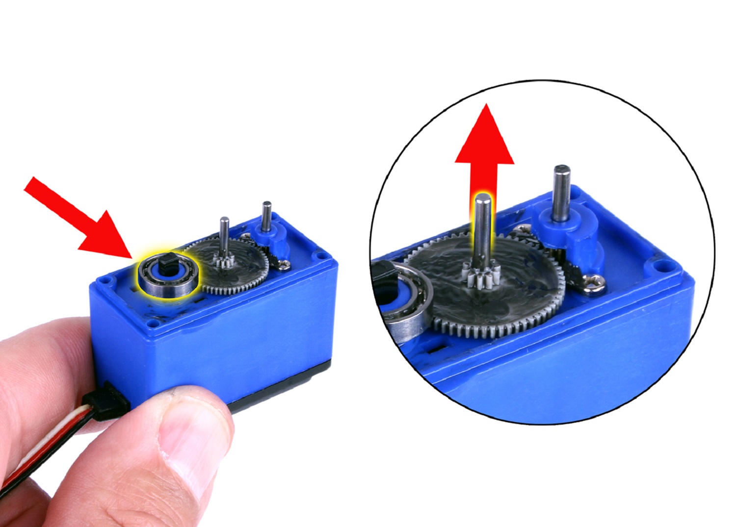 Remove the bearing