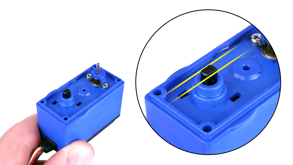 Align the output gear
