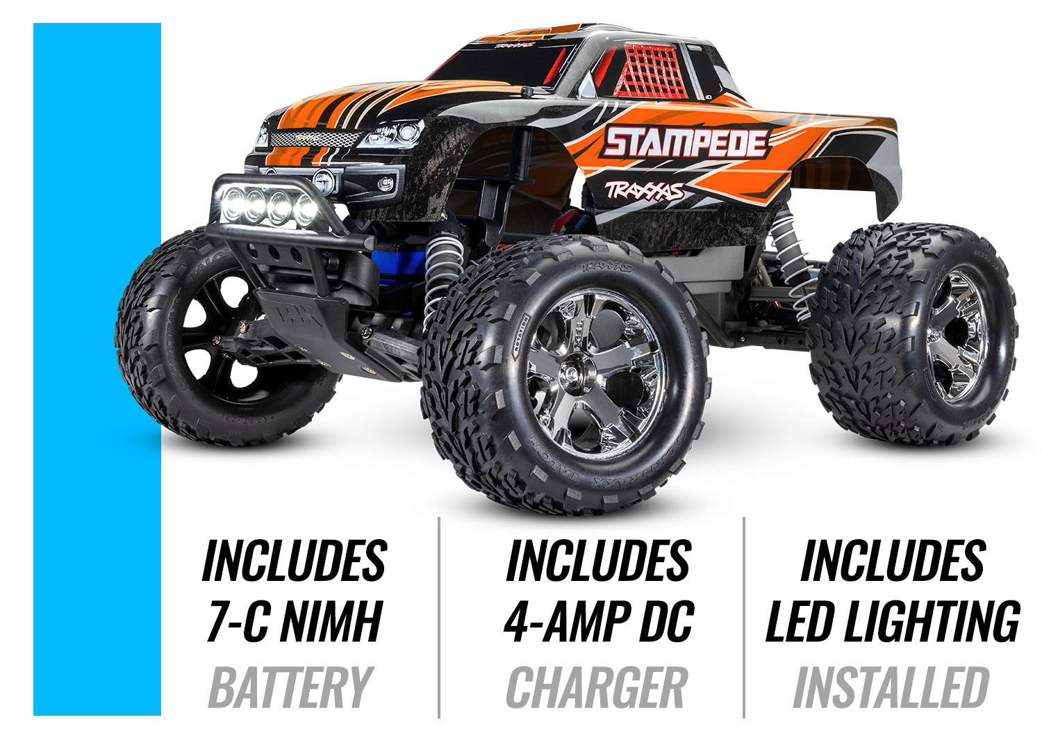 With battery and charger & LED Lighting With battery and charger & LED Lighting