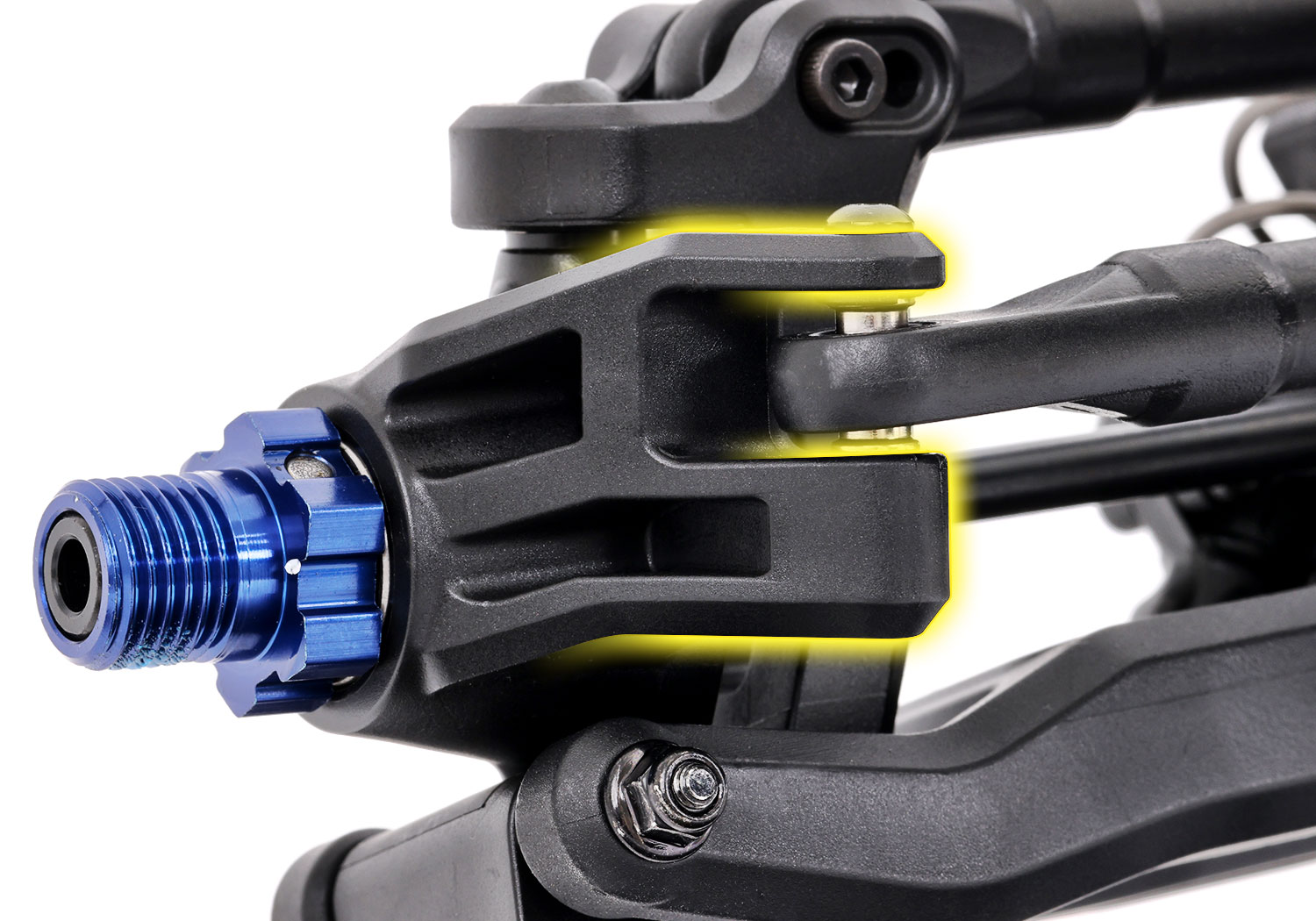 Strong double-shear connections
