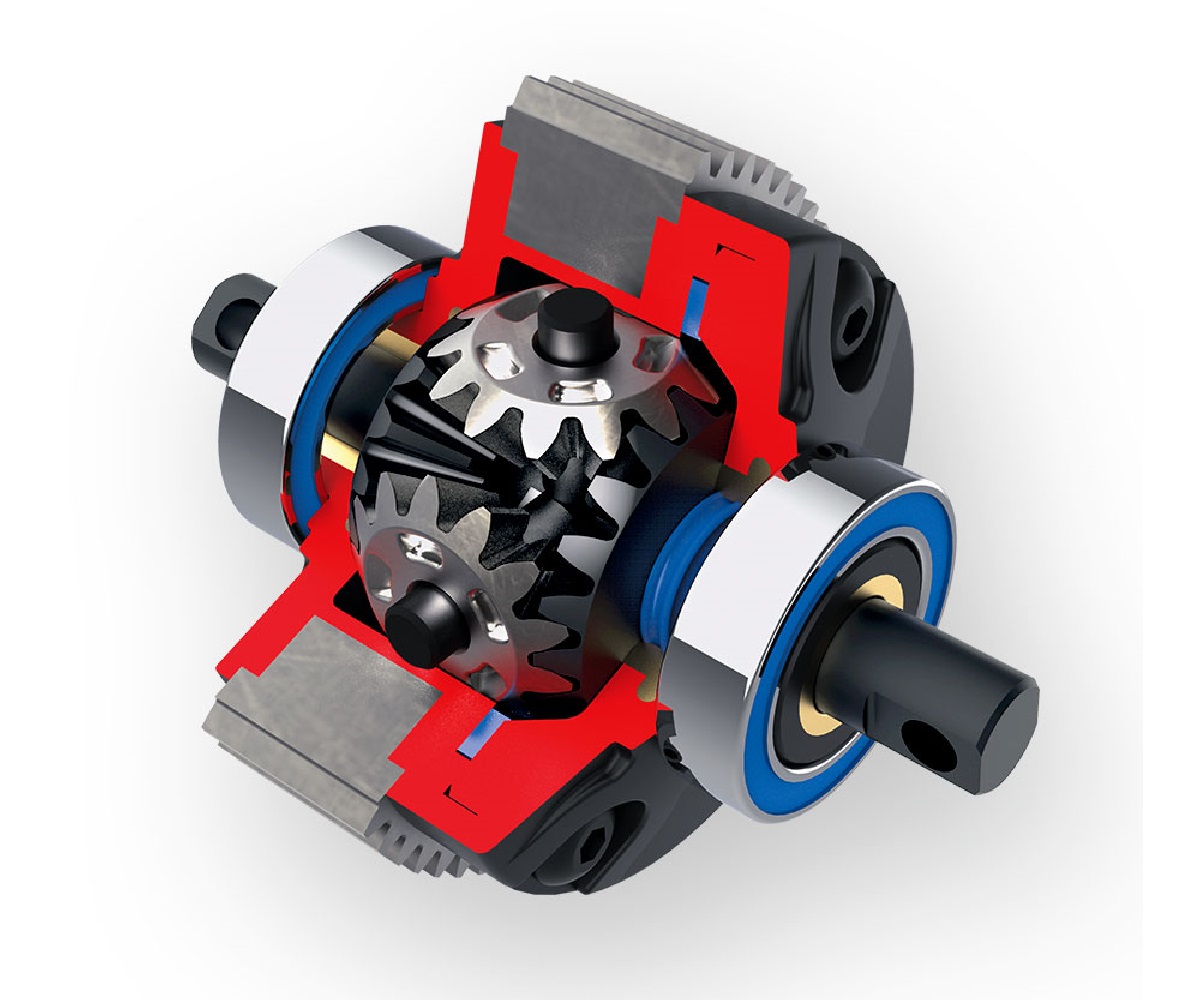 Sealed Beveled-Gear Differential
