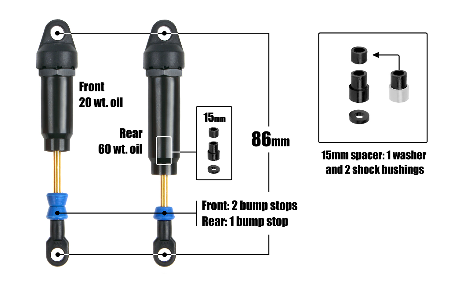 Spacer setup