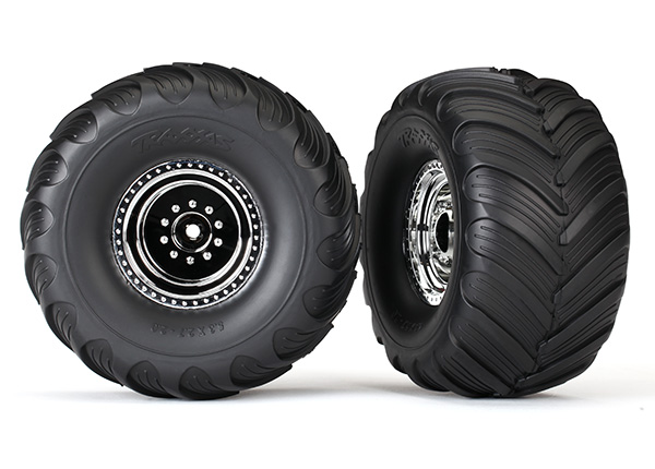 Black Chrome wheels with Terra Groove tires