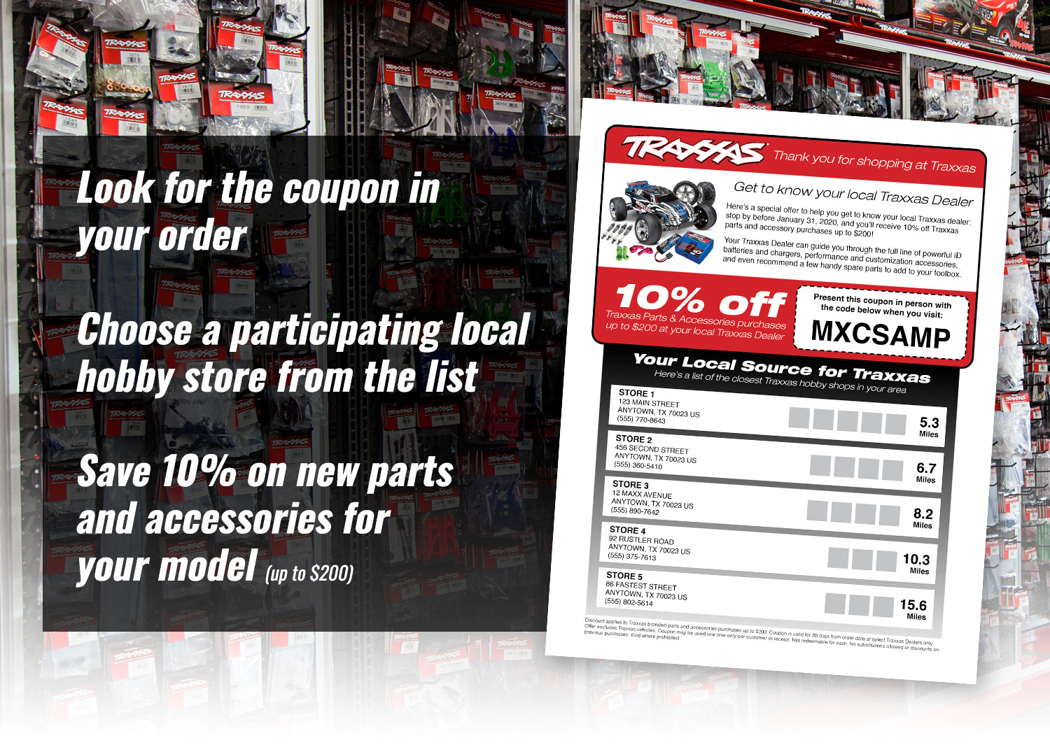 Using your coupon