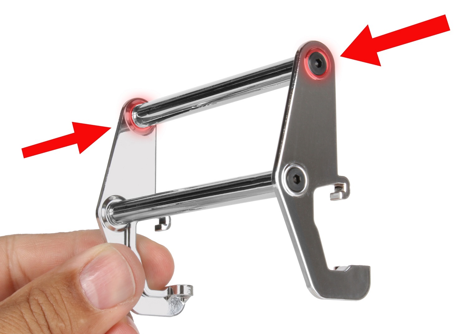 Chrome push bar