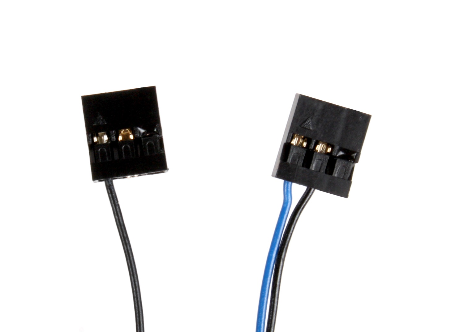 The two-wire plug powers the light