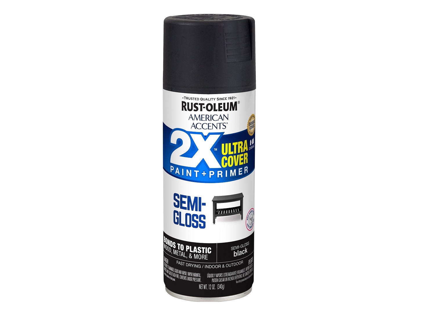 Semi-gloss black paint