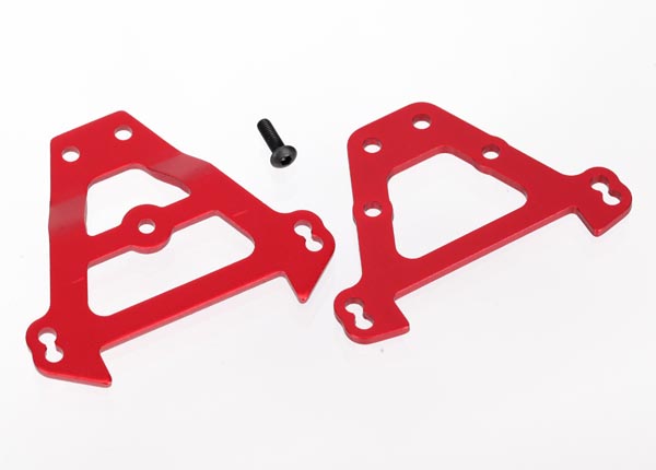 Red-anodized tie bars
