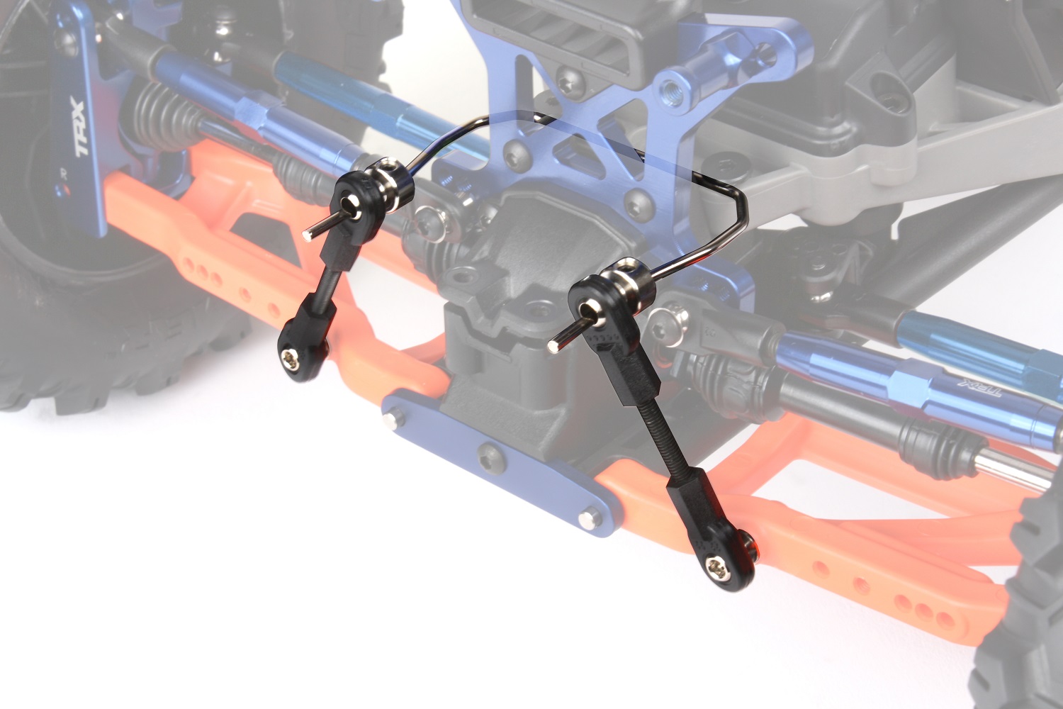 Installed sway bars