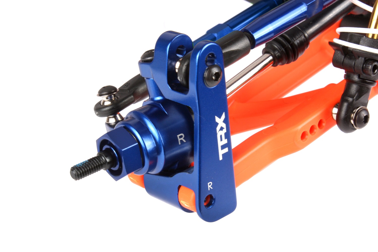 Aluminum caster and steering blocks