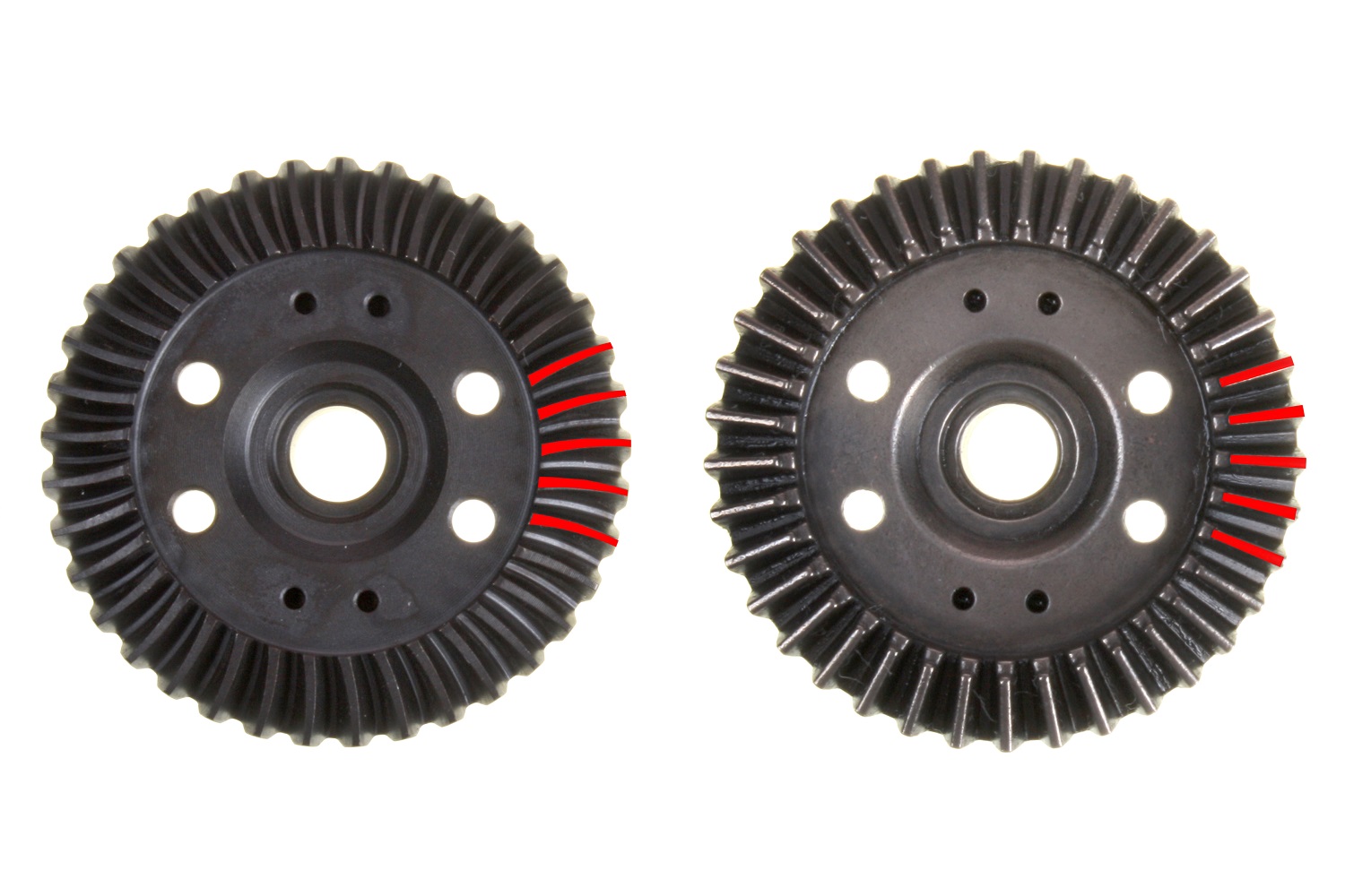 Spiral-cut gears provide a larger contact patch