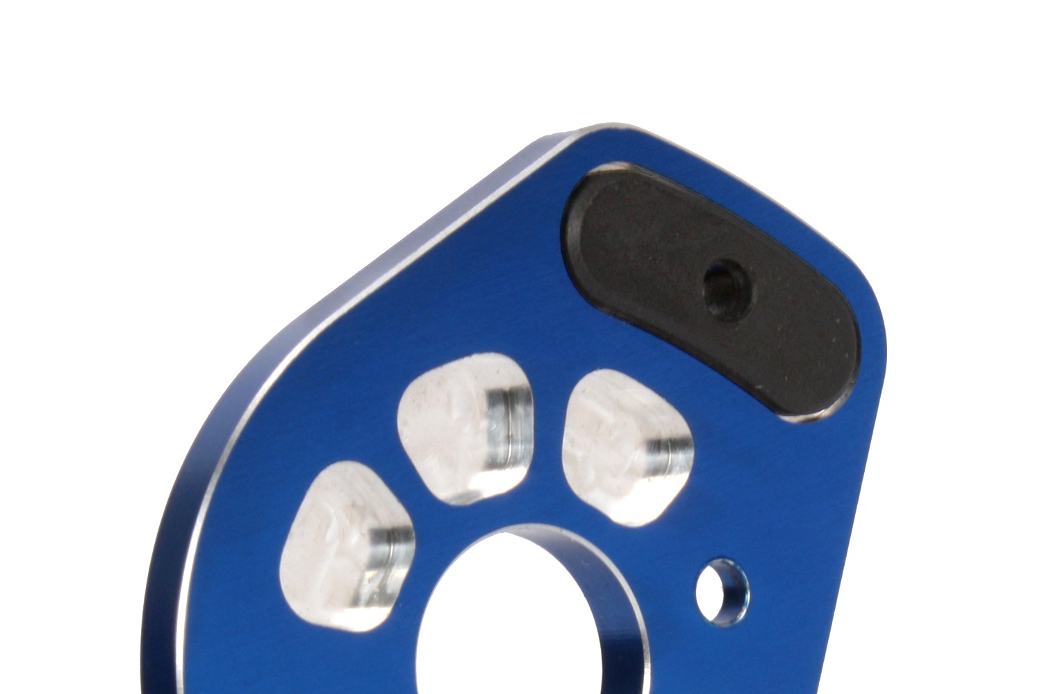 Lightly file the fixed gear adapter to fit the new motor plate